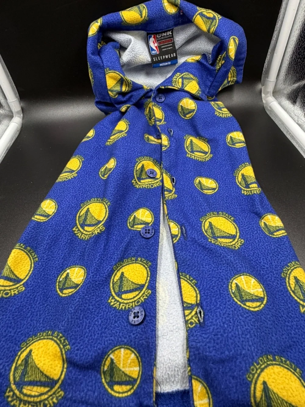 Official NBA Golden State Warriors Youth (Med-8) Long Sleeve Pajama Set